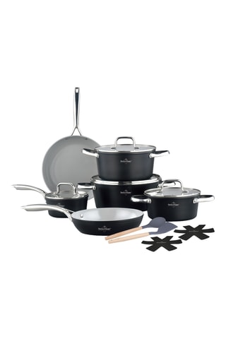 Batterie de cuisine revêtement céramique Lake Geneva - 14 pièces