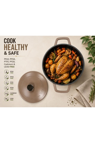 Batterie de cuisine revêtement céramique Zurich Luxury - 17 pièces