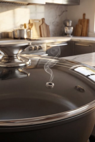 Batterie de cuisine revêtement céramique Basel Premium - 14 pièces
