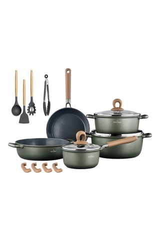 Batterie de cuisine revêtement céramique Zurich Luxury - 18 pièces