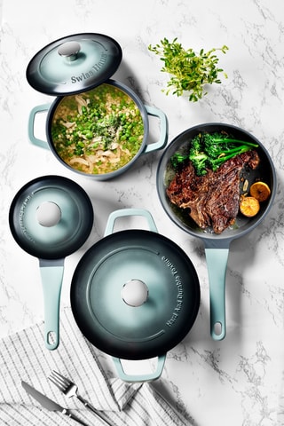 Batterie de cuisine revêtement céramique Zurich Luxury - 17 pièces