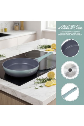 Batterie de cuisine revêtement céramique Zurich Luxury - 17 pièces