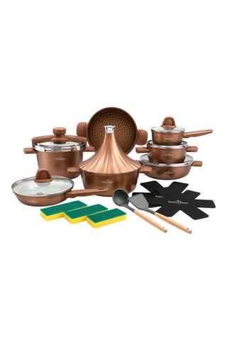 Batterie de cuisine revêtement céramique Zurich Luxury - 20 pièces
