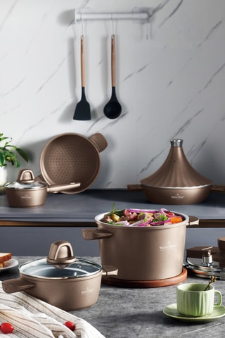 Batterie de cuisine revêtement céramique Zurich Luxury - 20 pièces