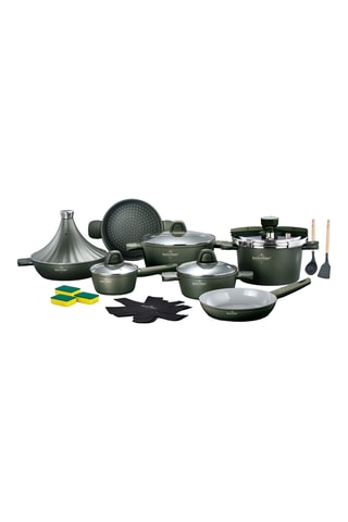 Batterie de cuisine revêtement céramique Zurich Luxury - 20 pièces