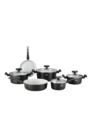 Batterie de cuisine revêtement céramique Basel Premium - 10 pièces