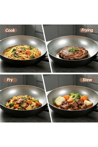 Wok revêtement céramique Speiez Castle - 3,4 l
