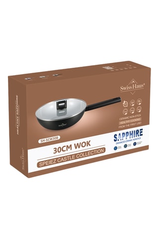 Wok revêtement céramique Speiez Castle - 4,4 l