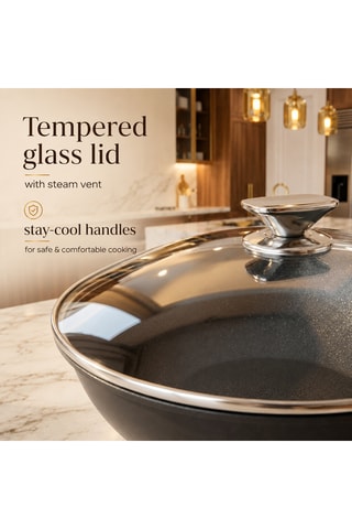 Wok revêtement céramique Basel Premium - 4 l