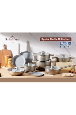 Wok revêtement céramique Speiez Castle - 3,4 l