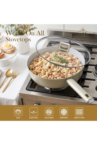 Sauteuse revêtement céramique Speiez Castle - 2,8 l