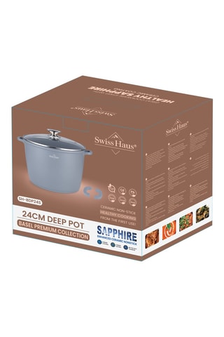 Faitout revêtement céramique Basel Premium - 7 l
