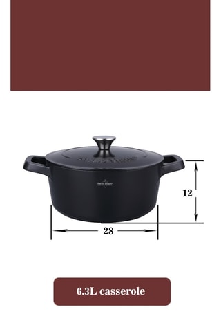 Faitout revêtement céramique Zurich Luxury - 6,3 l