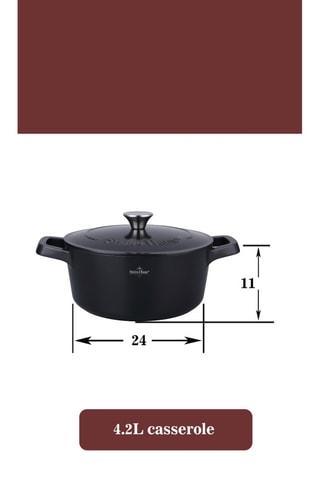 Faitout revêtement céramique Zurich Luxury - 4,2 l