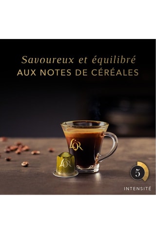 100 capsules - Café BIO - Intensité 7 - 10 x 10 capsules L'Or Espresso