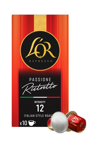 100 capsules - Café Passione Ristretto - Intensité 12 - 10 x 10 capsules L'Or Espresso