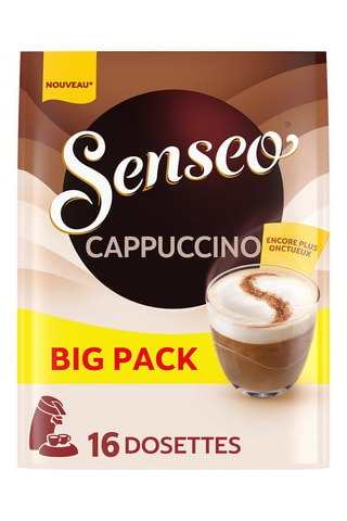160 dosettes Senseo - Cappuccino - 10 x 16 dosettes