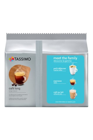 105 dosettes Tassimo - Café Long Classique - 5 x 21 dosettes