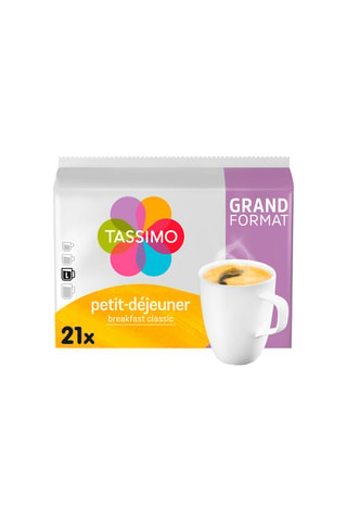 105 dosettes Tassimo - Café petit déjeuner - 5 x 21 dosettes