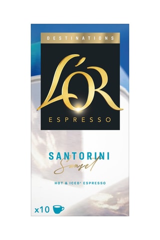 100 capsules - Espresso Santorini sunset - Intensité 7 - 10 x 10 capsules L'OR eSPRESSO