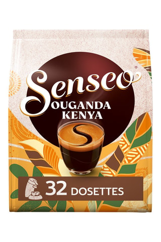 320 dosettes Senseo - Ouganda Kenya - 10 x 32 dosettes