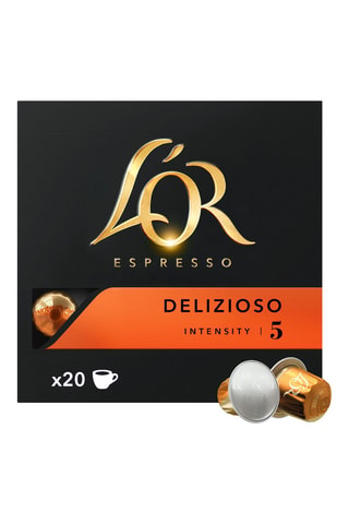 200 capsules - Café Delizioso - Intensité 5 - 10 x 20 capsules L'Or Espresso