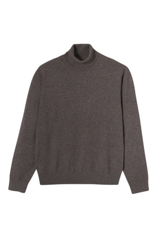 Pull en mérinos et cachemire - Marron