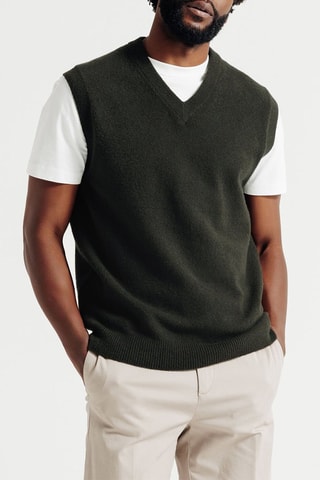 Pull sans manches - Kaki