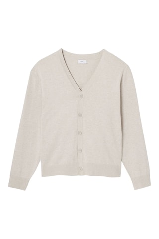 Gilet en coton biologique - Beige