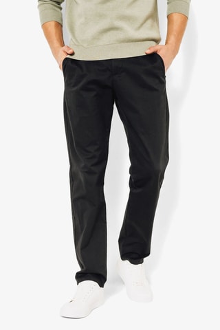 Chino en coton biologique - Noir