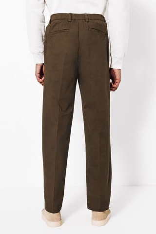 Pantalon large - Marron