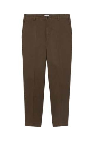 Pantalon large - Marron