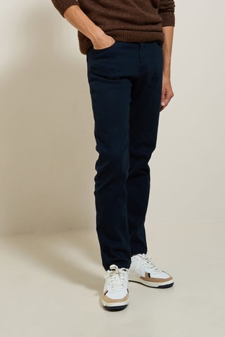 Pantalon regular - Bleu foncé