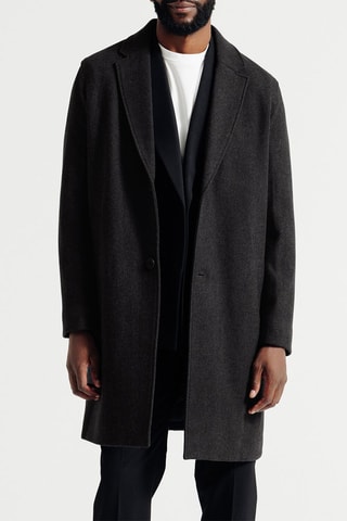 Manteau en laine - Gris foncé
