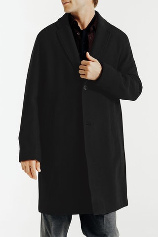 Manteau en laine - Noir