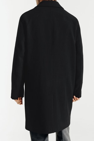 Manteau en laine - Noir
