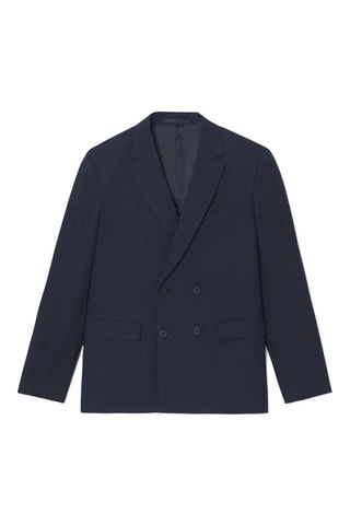 Veste en lin - Bleu nuit