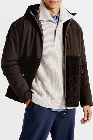 Veste à capuche - Marron