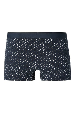 Boxer en coton biologique - Bleu foncé