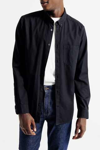 Chemise regular - Bleu foncé