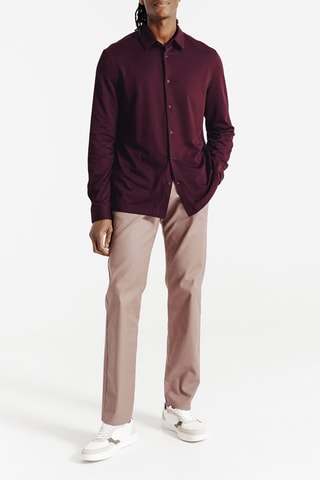 Chemise slim - Bordeaux