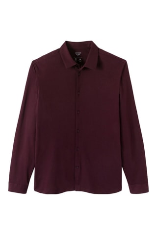 Chemise slim - Bordeaux