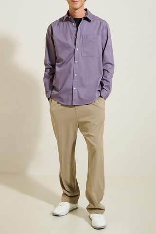 Chemise oversize - Mauve