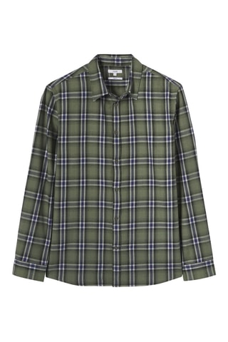 Chemise regular en coton biologique - Vert