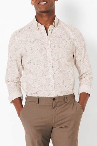 Chemise slim - Beige