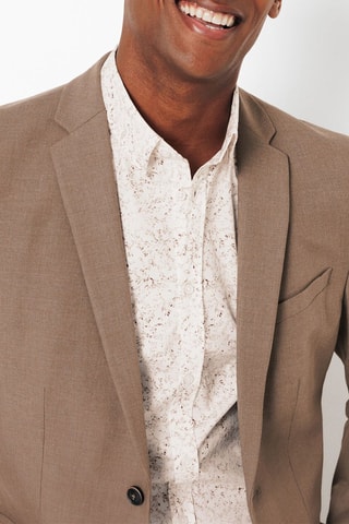 Chemise slim - Beige