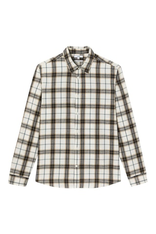 Chemise regular en coton biologique - Ecru