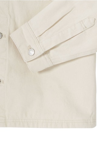 Surchemise regular en jean - Beige