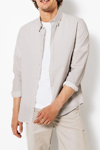Chemise regular - Beige