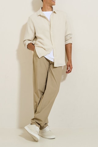 Chemise regular - Ecru
